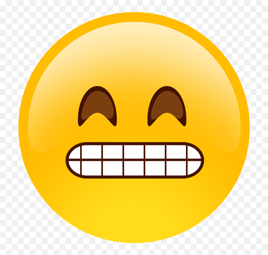 Emoticonfaceyellowsmilefacial Expres 1300812 - Png Gergin Emoji,Nose Emoji