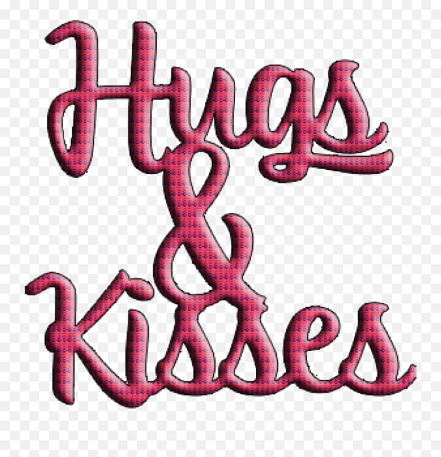 Sfghandmade Freetoedit Stickers Hugs Kisses Red - Hugs B Kisses Emoji,Hug And Kisses Emoji