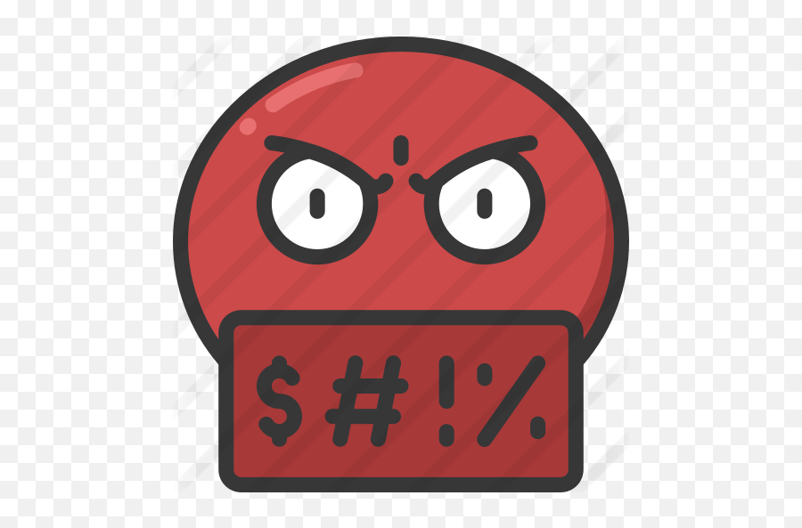 Cursing - Iconos No Insultar Emoji,Cursing Emoji