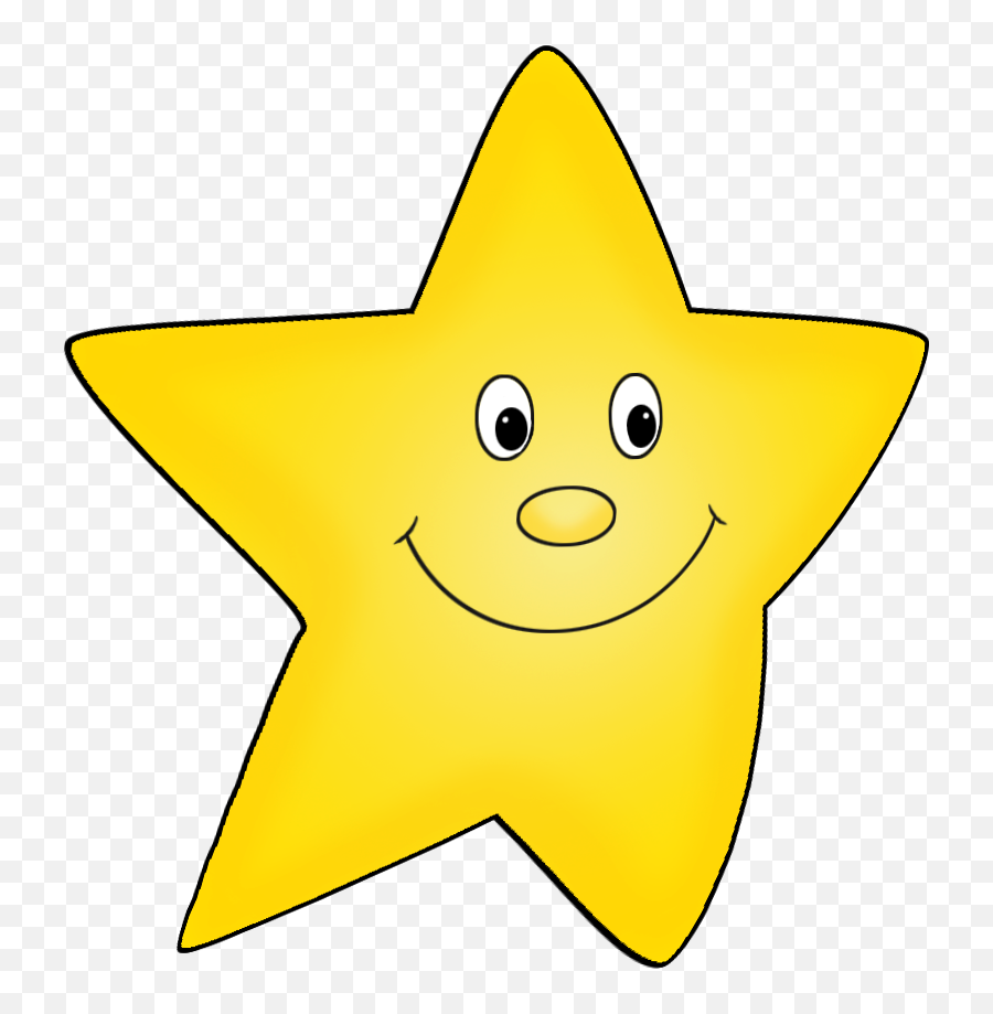 Library Of Clip Library Stock Smiley Star Png Files - Cartoon Star Clipart Png Emoji,Vector Polishing Nail Emoticon Shape