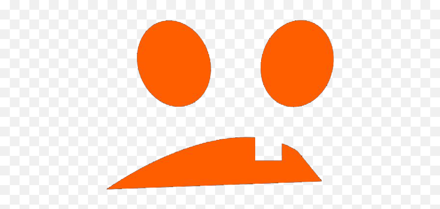 Goofy Pumpkin Emoticon - Dot Emoji,..) Emoticon
