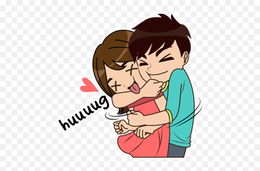Wastickerapps Hugs Stickers 10 Apk Download - Comhugs Cute Funny Cartoon Couple Emoji,Hug Emoji Whatsapp