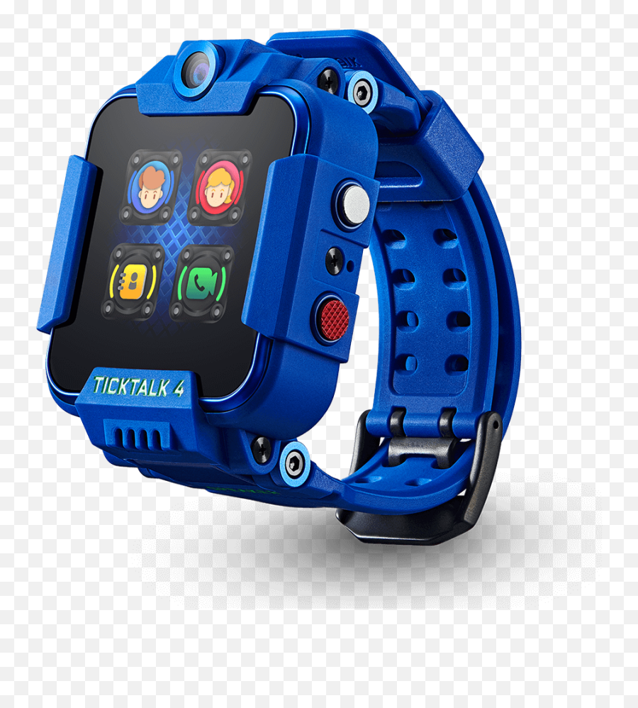 Ticktalk 4 - The Best Kidu0027s Smartwatch For Ages 512 My Ticktalk 4 Emoji,Blue Block B Emoji
