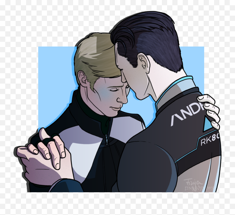 Pin On Lol - Detroit Become Human Gay Ship Emoji,How Many Emotions Is People David Cage