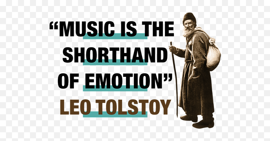 Leo Tolstoy Quote Music Is The Shorthand Of Emotion Fleece Blanket - Nicam Emoji,Quote Emotion