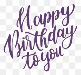 Happy Birthday To You Lettering - Transparent Png U0026 Svg Happy Birthday To You Transparent Emoji,Adult Humor Happy Birthday Emoticon