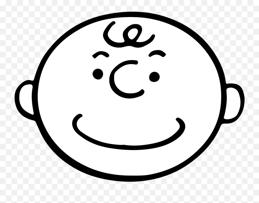 Charlie Brown - Drawing Charlie Brown Face Emoji,Charlie Brown Text Emoticon