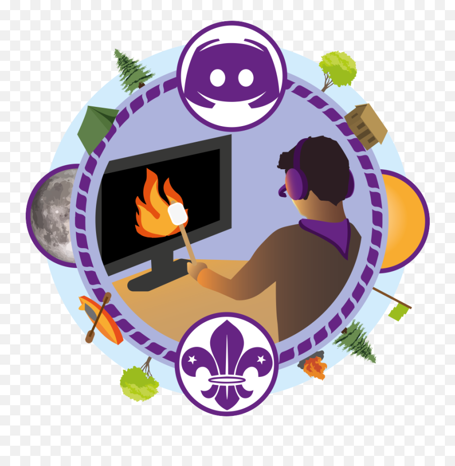 Discord Scout Jamboree - Smart Device Emoji,One Small Fire At A Time Trading Cards Emoticons