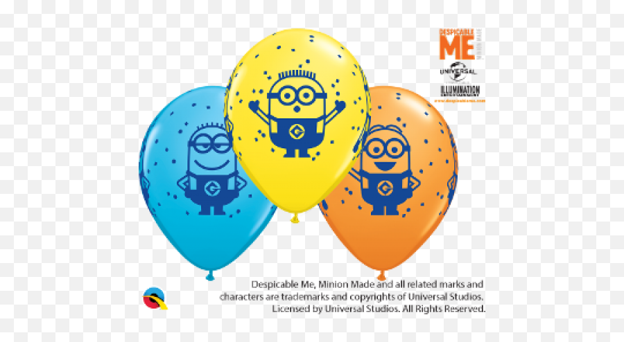 Minions - Minion Balloons Emoji,Happy Birthday Minnion Emoticon
