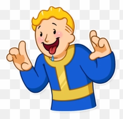 Fallout Vault Telegram Stickers - Happy Emoji,Fallout Boy Thumbs Up Emoji