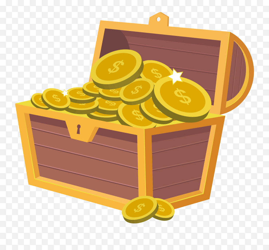 Clipart Money Chest Clipart Money - Treasure Chest Clipart Transparent Background Emoji,Treasure Chest Emoji