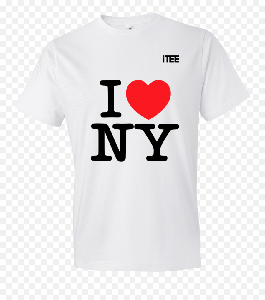 I Love New York Lightweight Fashion - Heart New York Shirt Emoji,Heart Eye Emoji Shirt