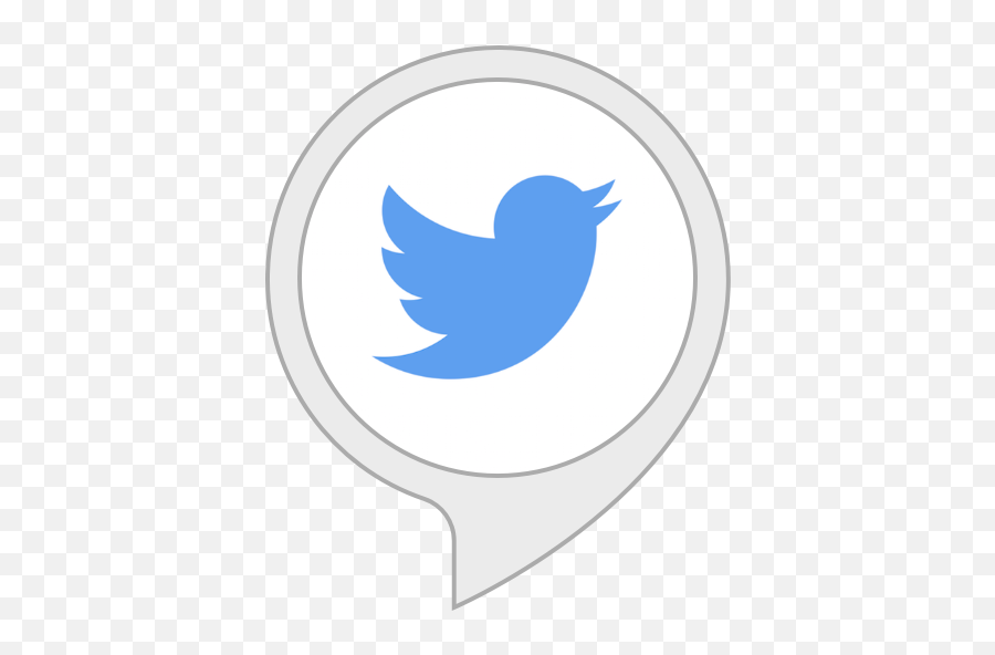 Alexa Skills - Twitter Logo White Circle Blue Bird Emoji,Twitter Cat Face Emoticon