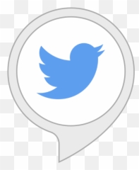 Alexa Skills - Twitter Logo White Circle Blue Bird Emoji,Twitter Cat Face Emoticon