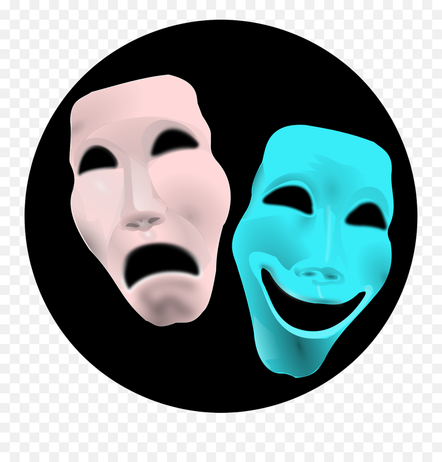 Stage Clip Art - Clipartsco Different Types Of Masks In Drama Emoji,Emoji Moie