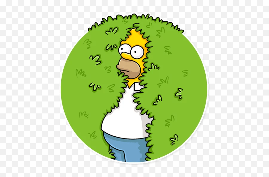 Homer Simpson Sticker - Live Wa Stickers Emoji,Homer Simpson Thirsty Emoticon