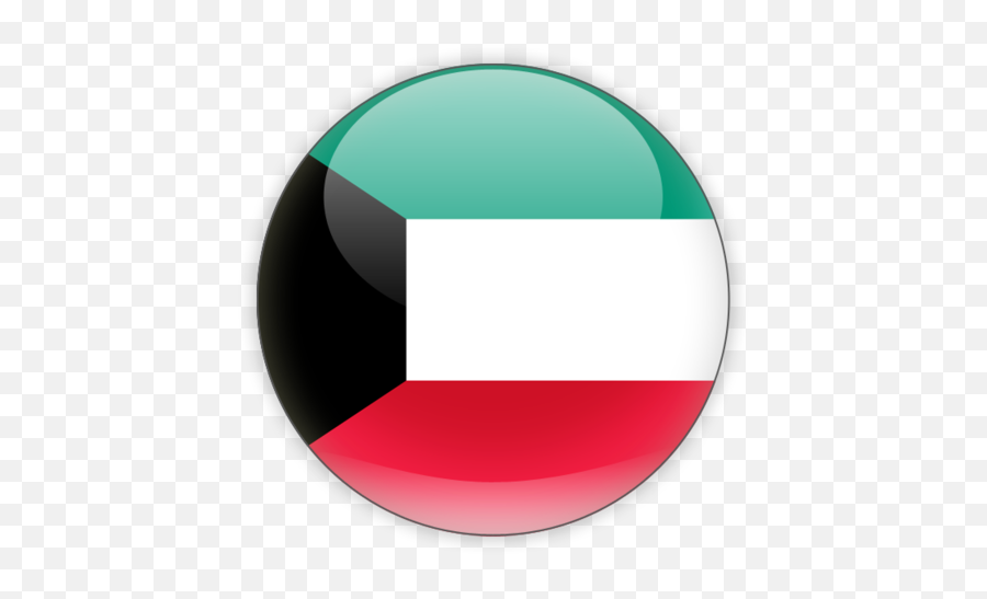 Kuwait Flag Emoji Printable Flags - Round Kuwait Flag Png,Emoji Printable