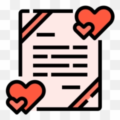 Love Letter Icon Of Colored Outline - Horizontal Emoji,Emoji Gay Couple