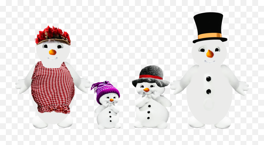 Snowman Family Parents - Free Image On Pixabay Emoji,Family Emoji