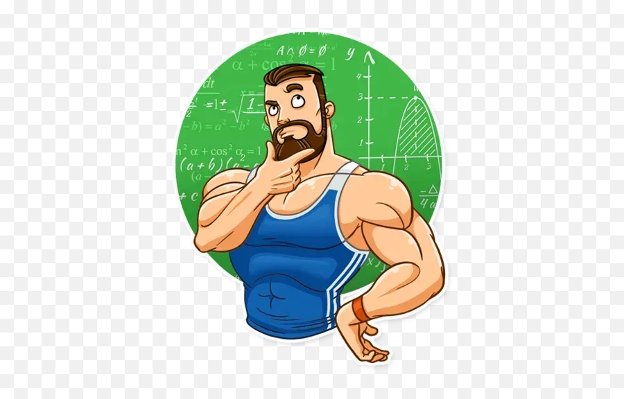Sport Guy Sticker Pack - Stickers Cloud Emoji,Muscle Guy Emoji