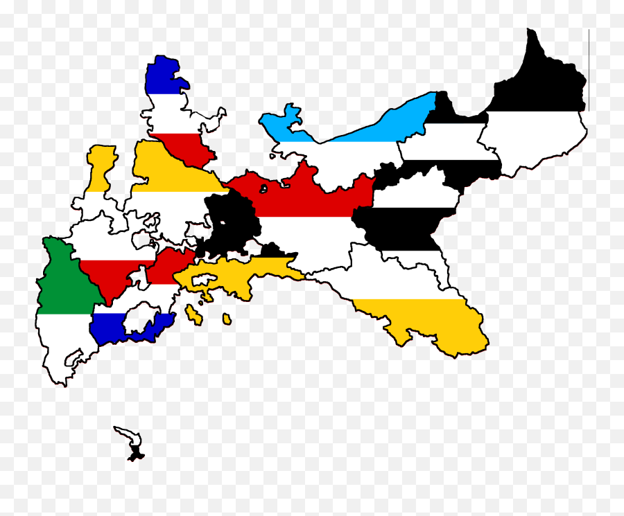 German Empire Flag Map Clipart - Germany Provinces Map Flags Emoji,Zimbabwe Flag Emoji