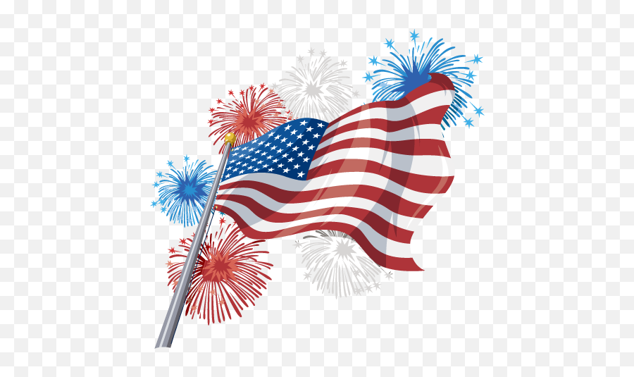 Firework Clipart Firework Display - Png Us Independence Day Emoji,American Flag And Rocket Emoji