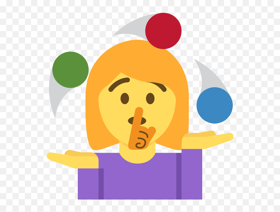 Emoji Face Mashup Bot On Twitter U200d Woman Juggling - Happy,Emoji 55