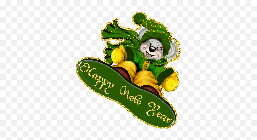 New Year Glitter Gifs - Happy New Year Glitter Emoji,New Years Emoticons