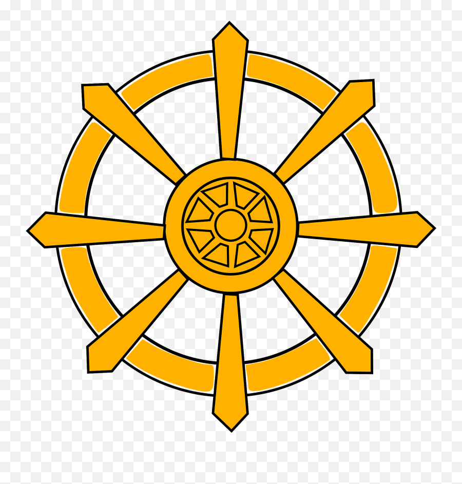 Dhama Wheel Clipart Free Download Transparent Png Creazilla - Religion Symbols In Sri Lanka Emoji,Rastafarian Emoji