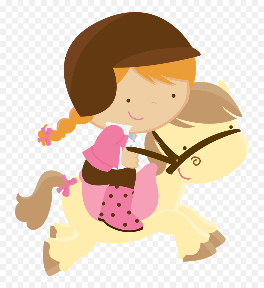 Cowgirl Clipart Blonde Hair Cowgirl - Montar A Caballo Dibujo Animado Emoji,Dabbing Cowboy Emoji