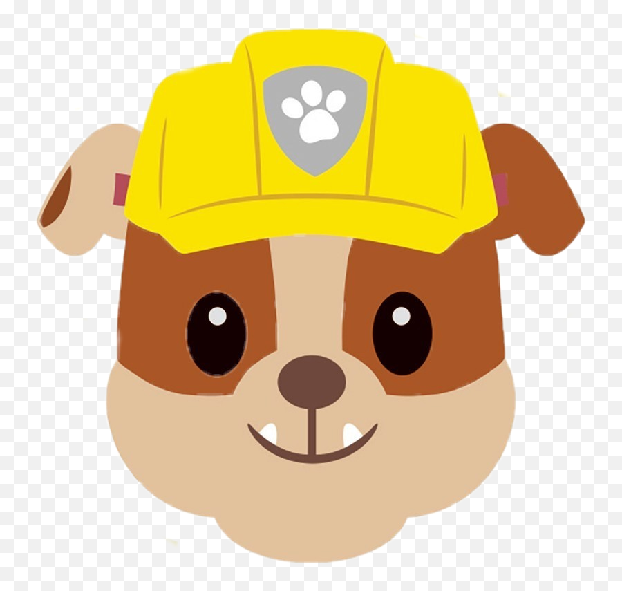 Pawpatrol Rubble Sticker - Joselyn Arias Emoji,Paw Patrol Emoji