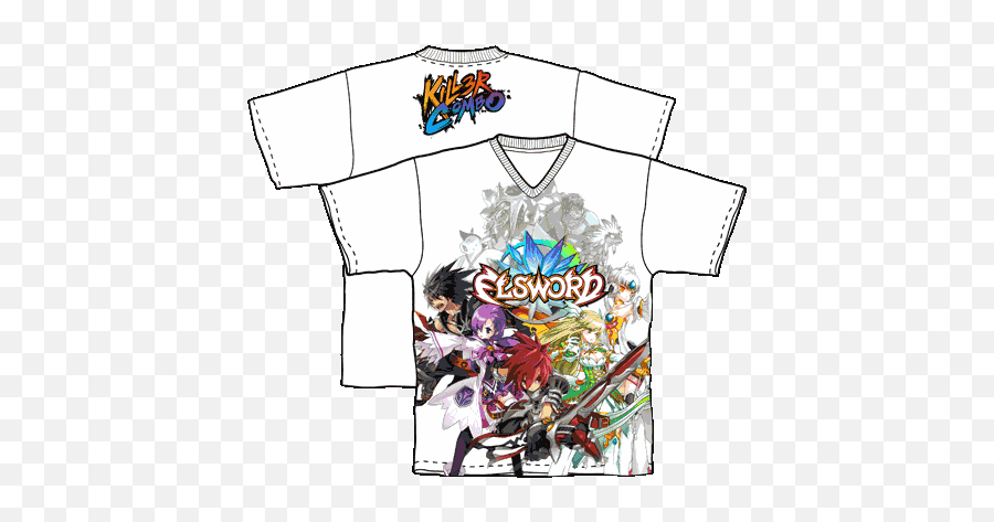 Elsword U2013 Free To Play Anime Action Mmorpg - Short Sleeve Emoji,Stormtrooper T Shirt Emotions