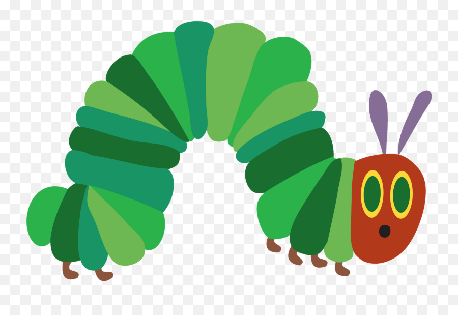 Free Transparent Caterpillar Download - Very Hungry Caterpillar Png Emoji,Book Caterpillar Emoji