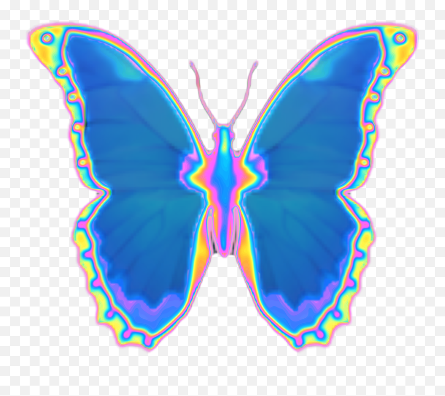 Download Blue Butterfly Emoji Png Png U0026 Gif Base,Swirly Eyes Emoji