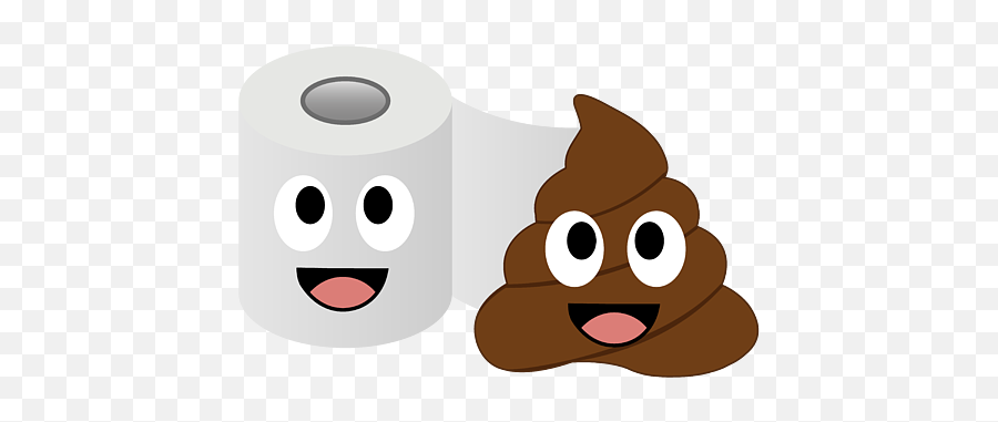 Poop And Toilet Tissue Lovers Iphone 12 Case - Cute Poop Emoji,Emoticon On Iphone 5s