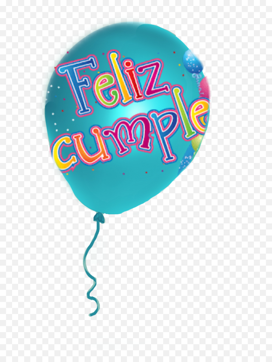 Sticker - Feliz Cumpleaños En Color Celeste Emoji,Feliz Cumpleanos Emoji