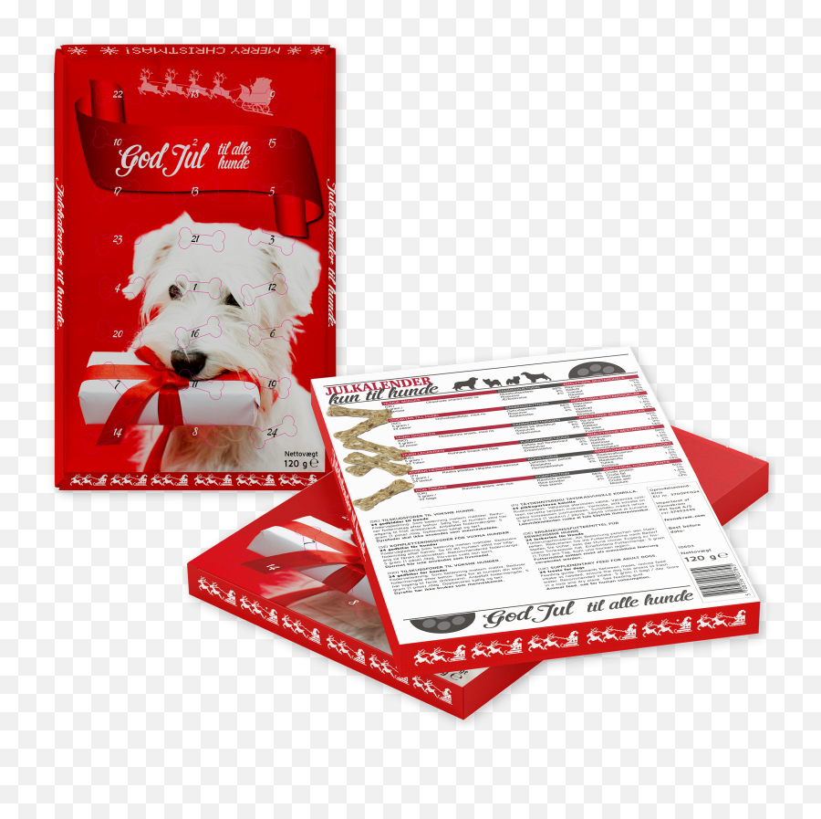 Faunakram Christmas Calendar For Dogs - Dog Supply Emoji,Dog Emotion 50% Up