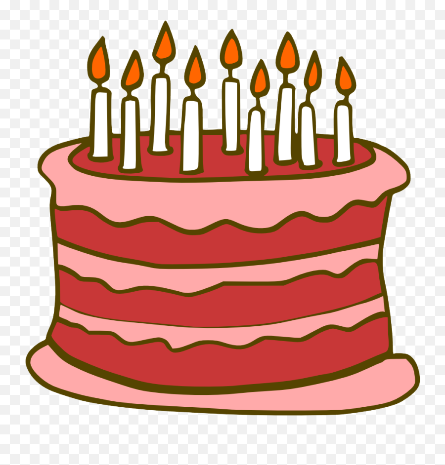Free Transparent Birthday Cake Png Emoji,Birthday Cake Emoticon Red