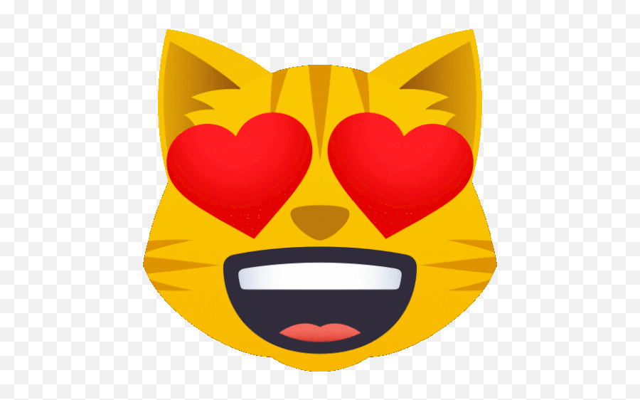 In Love Cat Gif - Inlove Cat Joypixels Discover U0026 Share Gifs Imagenes De Corazon Animado Emoji,Kermit Heart Emojis