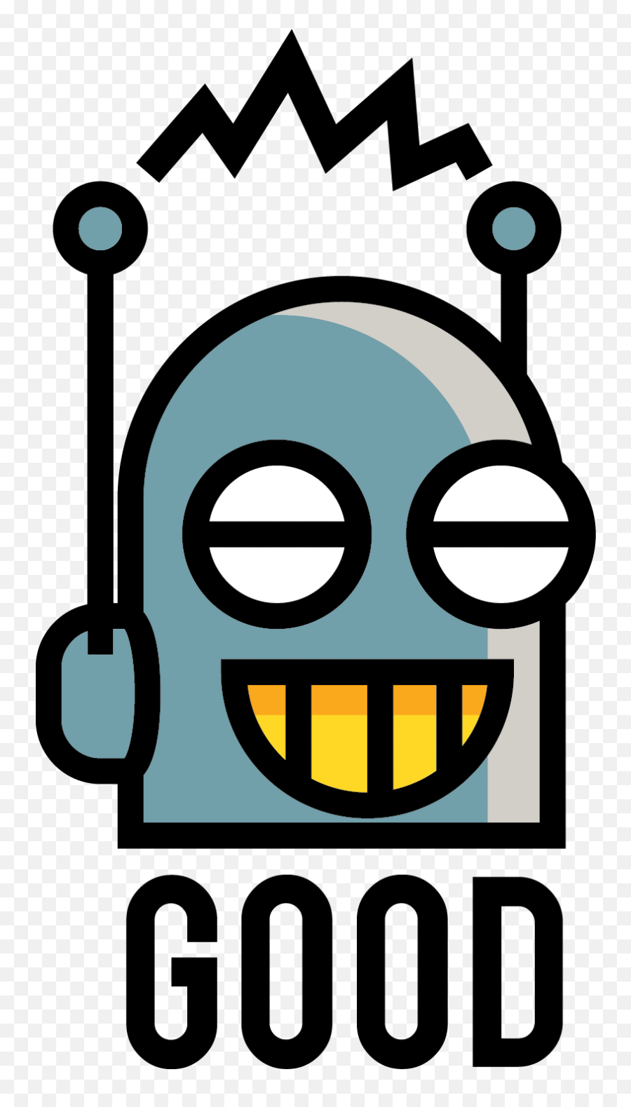 Good Robot Labs - Good Robot Emoji,Robot Emoticon Transparent