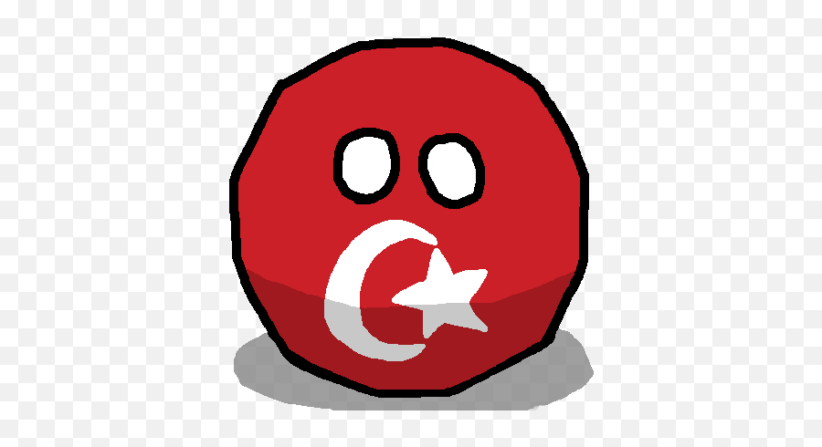 Turkish Cypriot General Committeeball - Turkey Countryball Emoji,How To Make A Turkey Emoticon