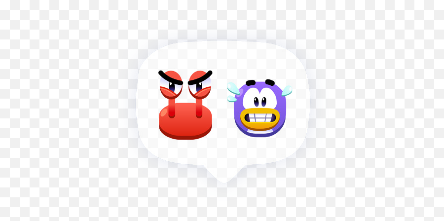 Download Crab Clipart Club Penguin - Club Penguin Island Club Penguin Island Chat Bubble Emoji,Crab Emoji