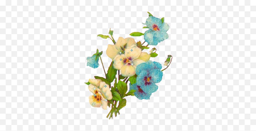 Top Romantic Love Flower Stickers For Android U0026 Ios Gfycat - Gif De Flores Acuarelas Emoji,Facebook Emoticons Flowers