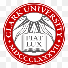 Clark University - Clark University Logo Emoji,Blue Emotion Fiat Lux