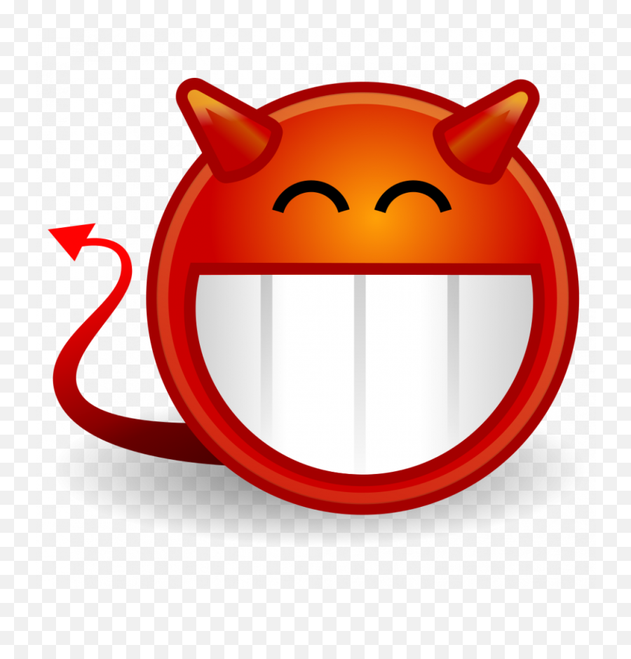 Demon Png Transparent Hd - Emoji Smiling Red Devil,Asta Emoticon