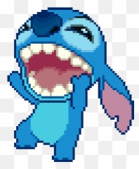 Top Happy Stitch Stickers For Android - Stitch Pixel Art Gif Emoji,Stitch Emoji