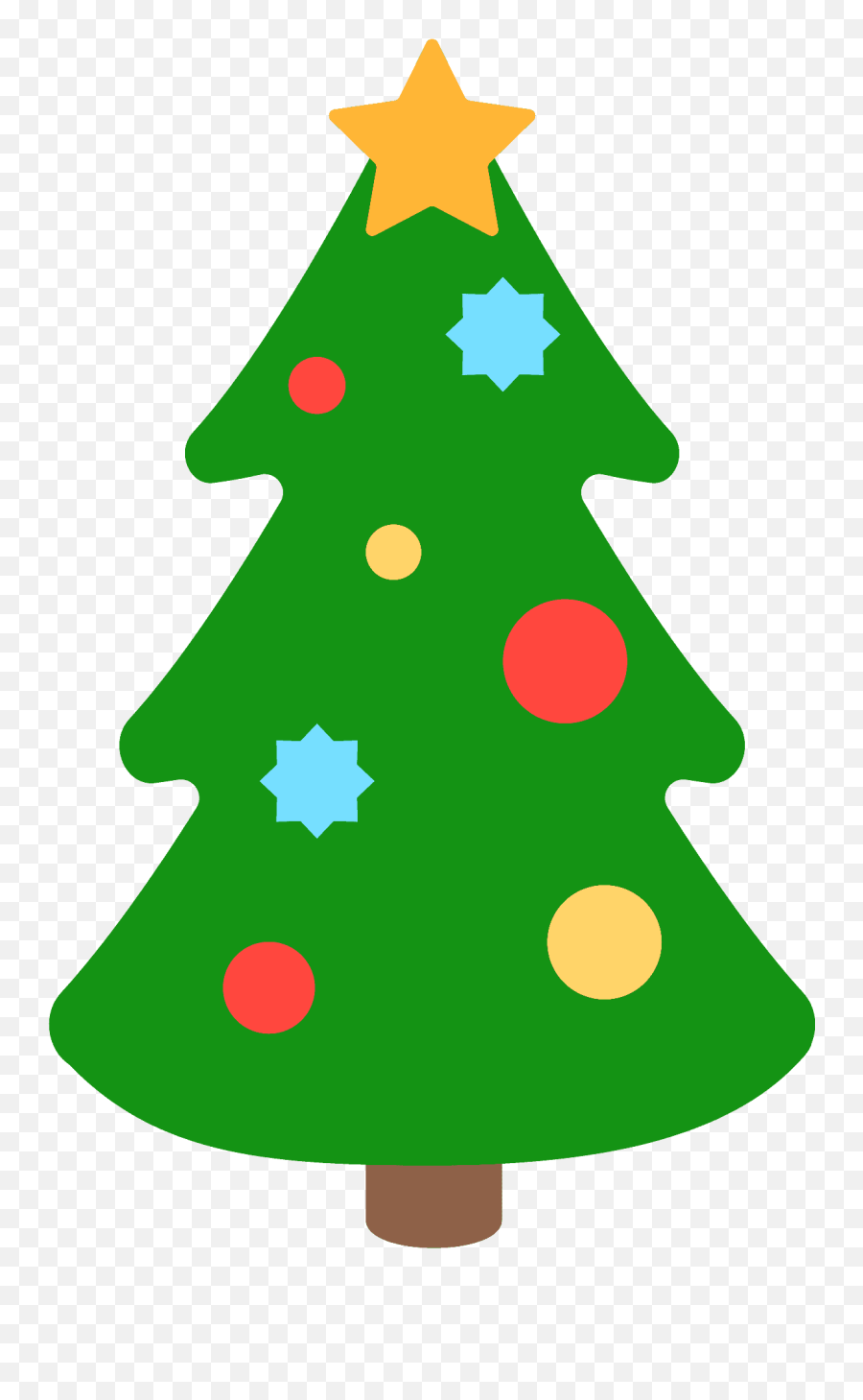 Christmas Tree Emoji - Christmas Tree Cartoon No Background,Christmas Tree Emoji