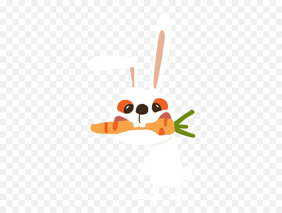 Free Online Rabbits Eat Carrots Animals Vector For - Animal Figure Emoji,Animal Expressions Emoji