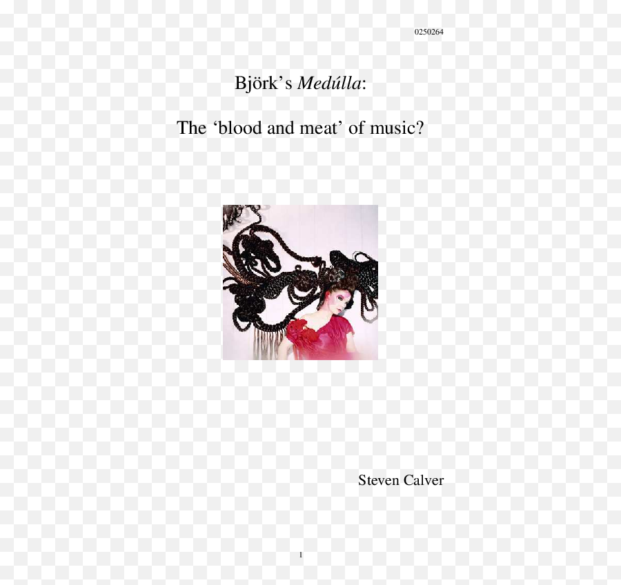 Pdf Bjorku0027s Medulla The U0027blood And Meatu0027 Of Music - Language Emoji,Neon Music And Emotions