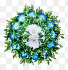 Renascer Coroa Com Folhagens - Floral Emoji,Coroas De Folres Para Velorio Em Emoji